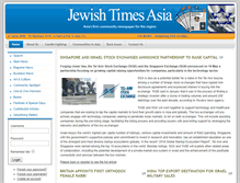 Tablet Screenshot of jewishtimesasia.org
